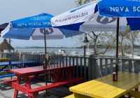 Rudder's Seafood Restaurant and Brewery patio